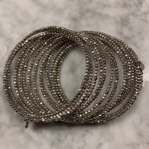 Stella and Dot Wrap Bracelet in silver